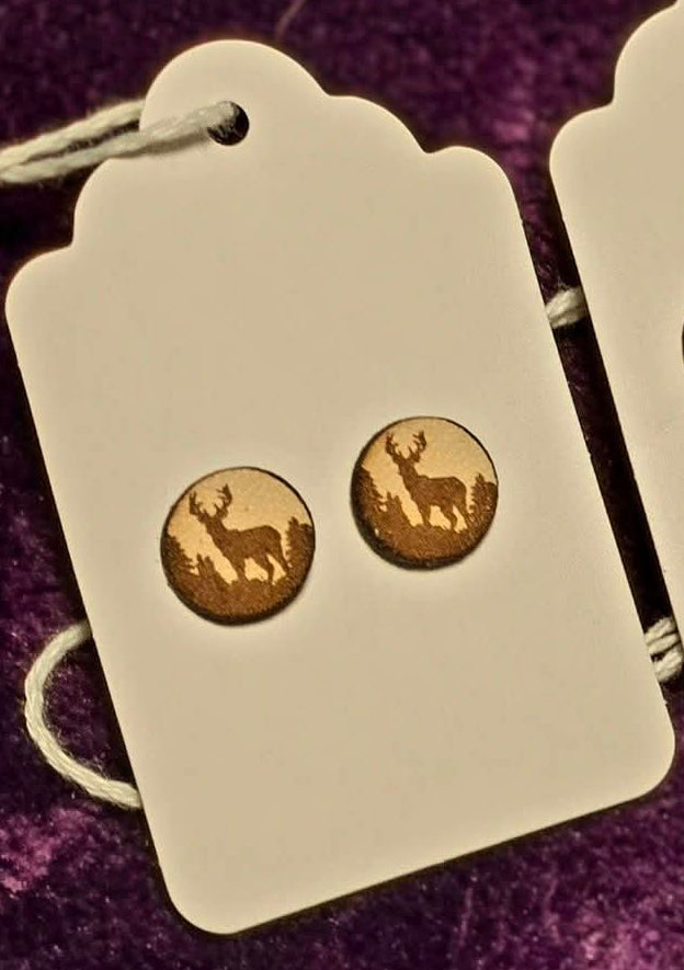 Buck Stud Earrings