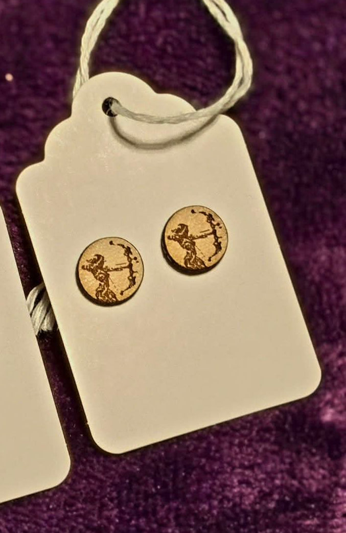 Archery Goddess Stud Earrings